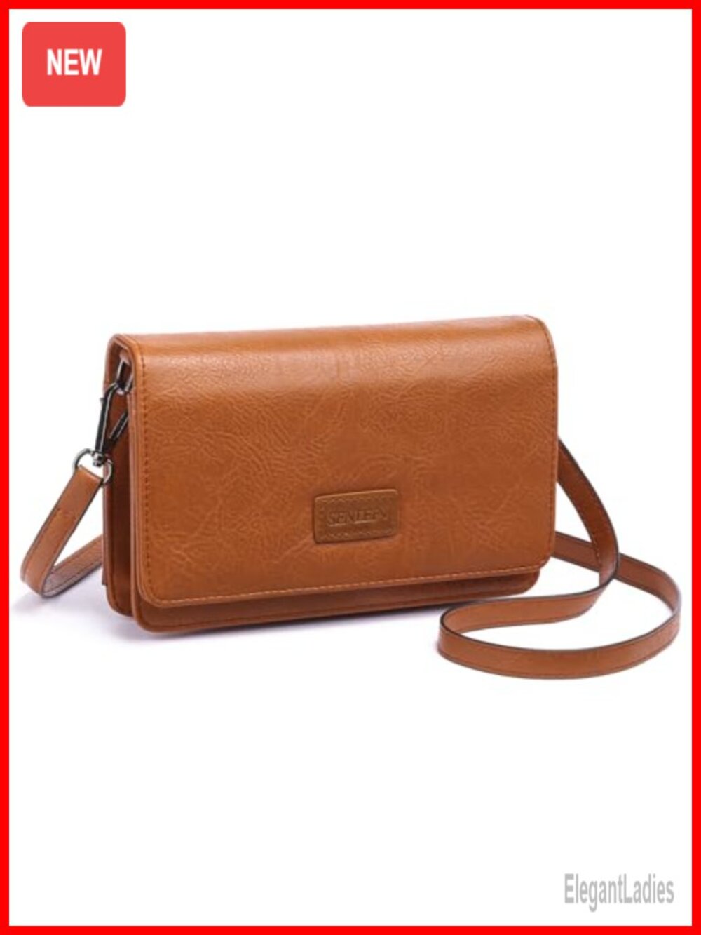 Small Crossbody Bag Vegan Leather Cell Phone Purse Wallet RFID Blocking